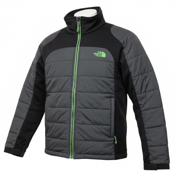 The North Face Men's Gray and Black Puffer Jacket - Picture 3 of 16